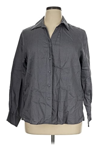 Foxcroft Long Sleeve Button-Down Shirt (view 1)
