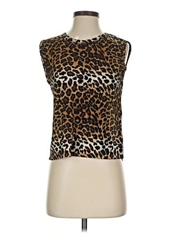 Plisse Sleeveless Top (view 1)