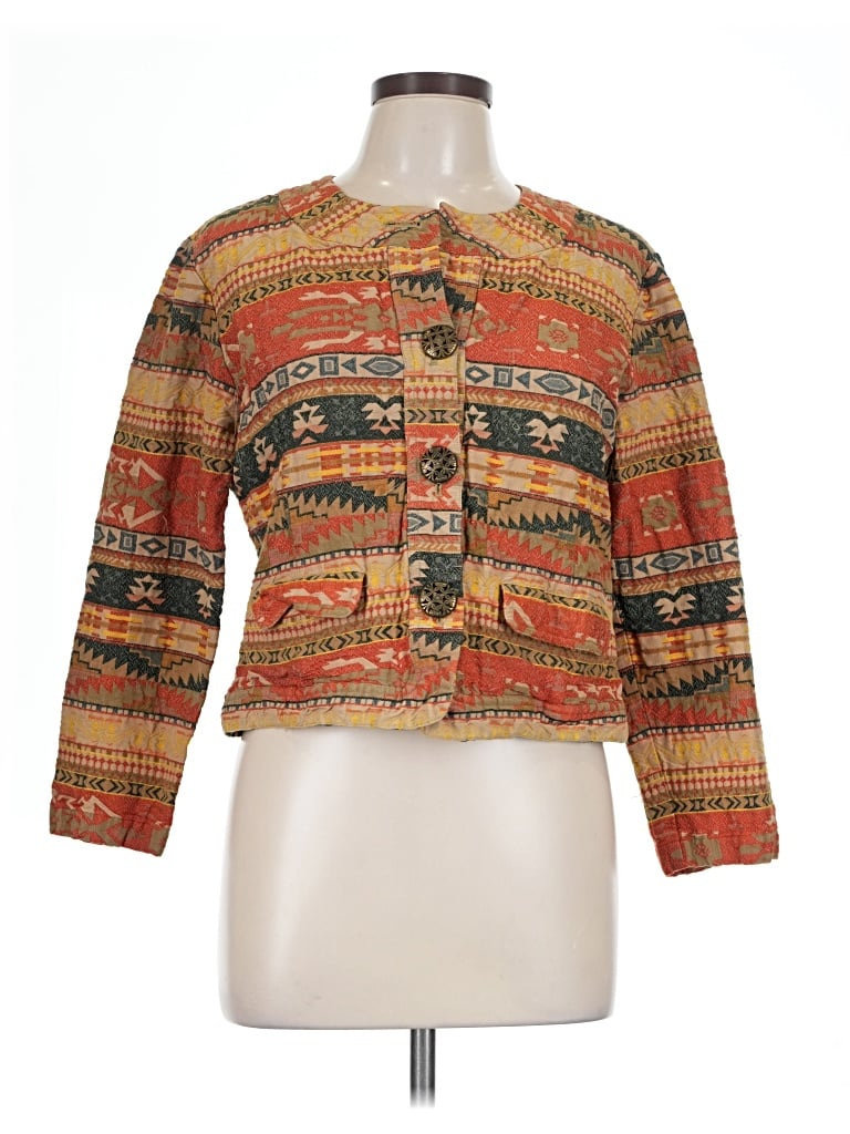 Pre-owned Chico's Jacket In Gold