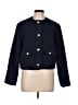 Abercrombie & Fitch 100% Polyester Tweed Blue Jacket Size L - photo 1