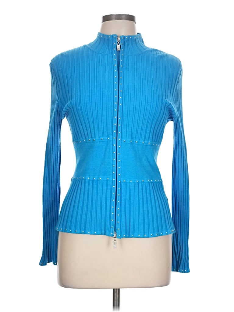 Pre-owned Belldini Cardigan Sweater In Blue