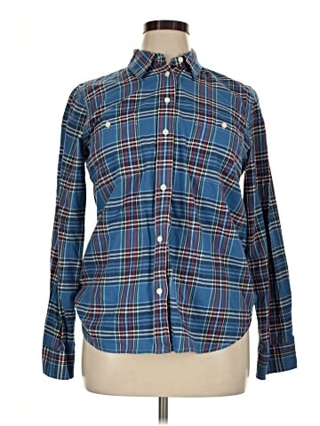 Lauren Jeans Co. Long Sleeve Button-Down Shirt (view 1)