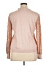Adrianna Papell Metallic Pink Pullover Sweater Size XL - photo 2
