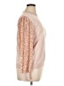 Adrianna Papell Metallic Pink Pullover Sweater Size XL - photo 4