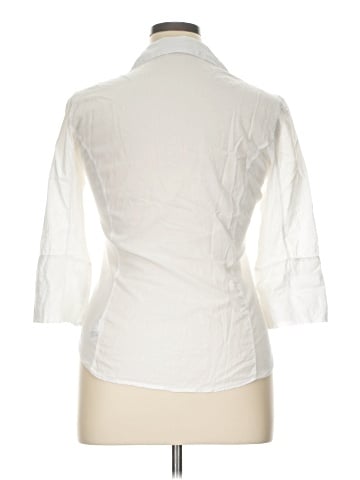 James Perse 3/4 Sleeve Button-Down Shirt (view 2)