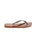 Havaianas Brown Flip Flops Size 7 - 8 - photo 1