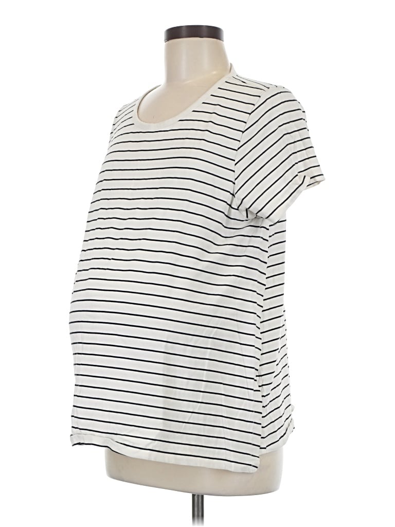 Pre-owned Hatch Short Sleeve T-shirt In Ivory
