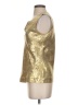 Tory Burch Metallic Gold Sleeveless Blouse Size 4 - photo 5