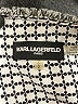 Karl Lagerfeld Paris 100% Polyester Houndstooth Gray Coat Size 2 - photo 6