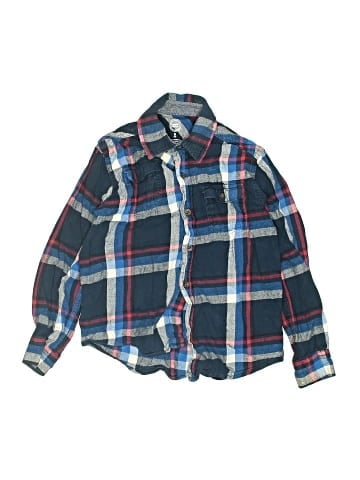 Wonder Nation Long Sleeve Button-Down Shirt (view 1)
