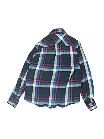 Wonder Nation Long Sleeve Button-Down Shirt (view 2)