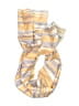 Ezra 100% Acetate Stripes Yellow Scarf One size - photo 1