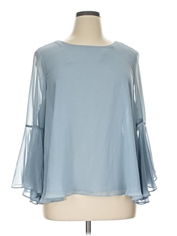 JLo by Jennifer Lopez 3/4 Sleeve Blouse (view 1)