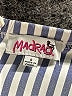 MadRag 100% Polyester Stripes Blue Jumpsuit Size S - photo 4