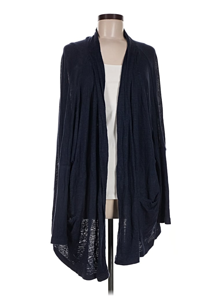 Pre-owned Lunya Cardigan Sweater In Blue