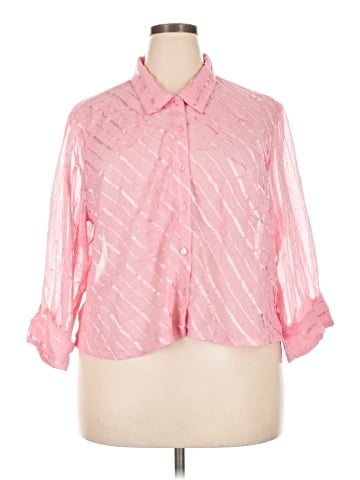 Club Z Collection 3/4 Sleeve Blouse (view 1)