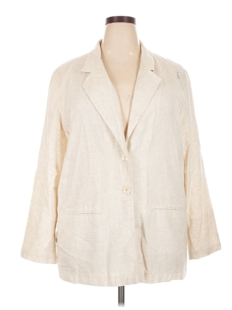 Pre-owned Sag Harbor Blazer Jacket In Ivory