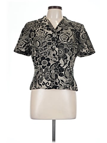 Teri Jon by Rickie Freeman Short Sleeve Blouse (view 1)