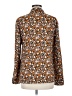 Scotch & Soda 100% Polyester Print Brown Blazer Size Lg (3) - photo 2