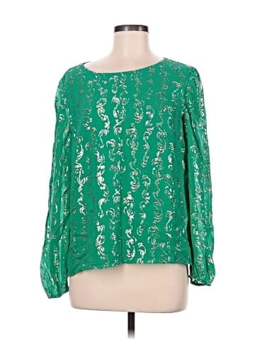 Lilly Pulitzer Long Sleeve Silk Top (view 1)