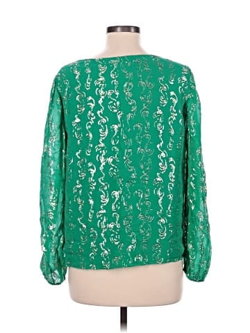 Lilly Pulitzer Long Sleeve Silk Top (view 2)