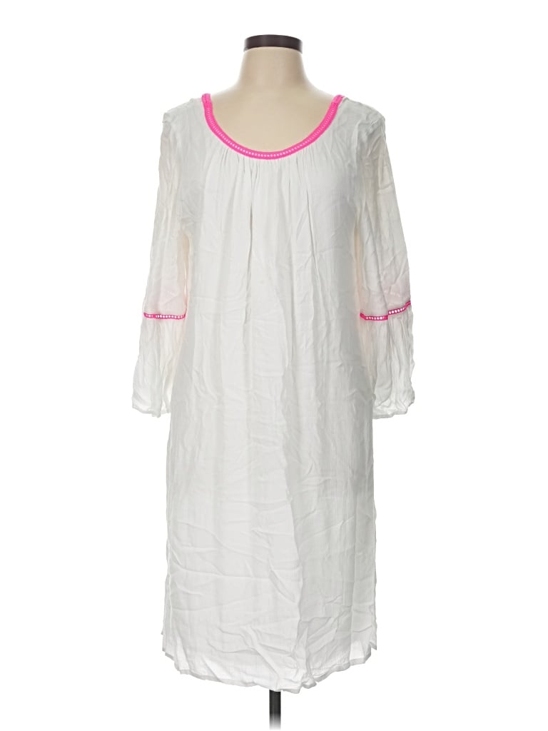 Pre-owned Cupio Casual Dress In White
