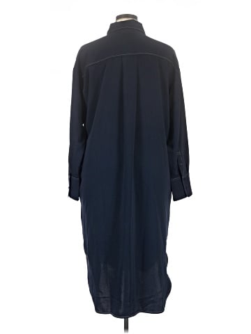 Madewell Contrast-Stitched Midi Shirtdress (view 2)