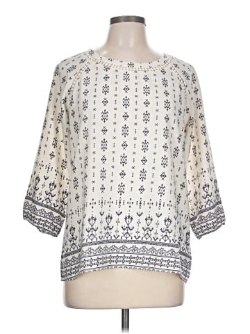 Skies Are Blue 3/4 Sleeve Blouse (view 1)