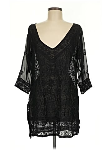 Gretchen Scott Designs 3/4 Sleeve Blouse (view 1)