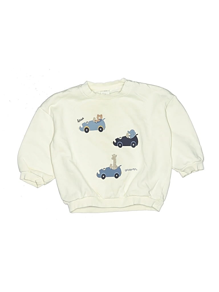 Pre-owned H&m Kids' Sweatshirt In Ivory