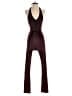 Motel Metallic Burgundy Jumpsuit Size S - photo 1