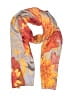 Unbranded Floral Orange Scarf One size - photo 1