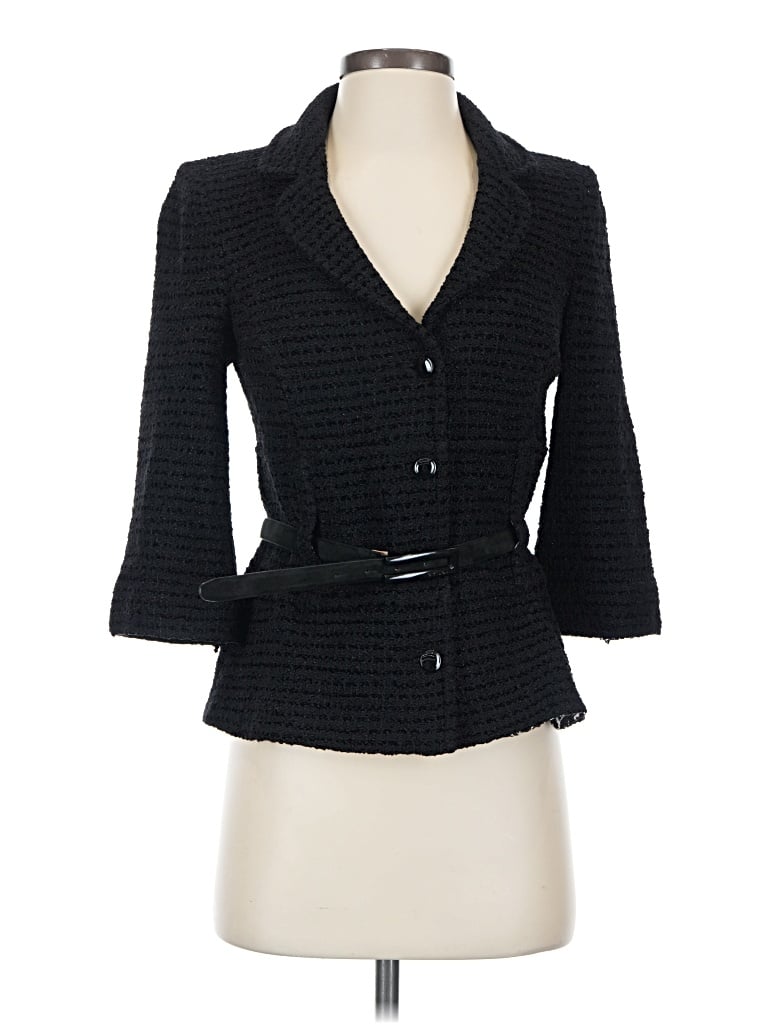 Pre-owned St. John Couture Blazer Jacket In Black