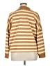 Maeve 100% Cotton Stripes Tan Sweatshirt Size 1X - photo 2