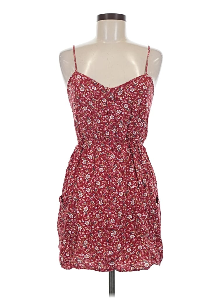 Pre-owned Justify Casual Dress In Red