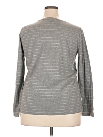 Jones New York Signature Long Sleeve T-Shirt (view 2)