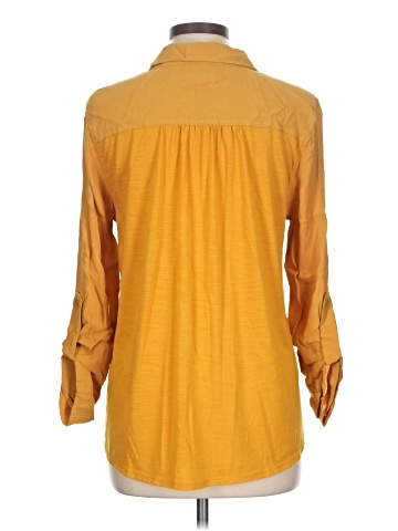 Porridge 3/4 Sleeve Button-Down Shirt (view 2)