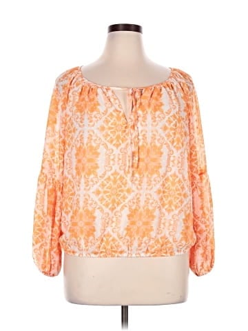 Flying Tomato 3/4 Sleeve Blouse (view 1)