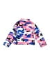 Shein 100% Polyester Print Pink Track Jacket Size 6 - photo 2