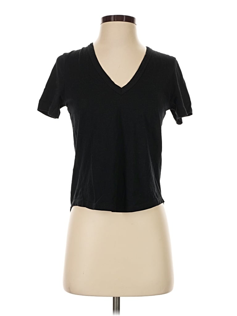Pre-owned Veronica Beard Jeans Short Sleeve T-shirt In Black