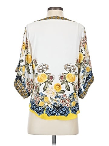 White House Black Market 3/4 Sleeve Blouse (view 2)