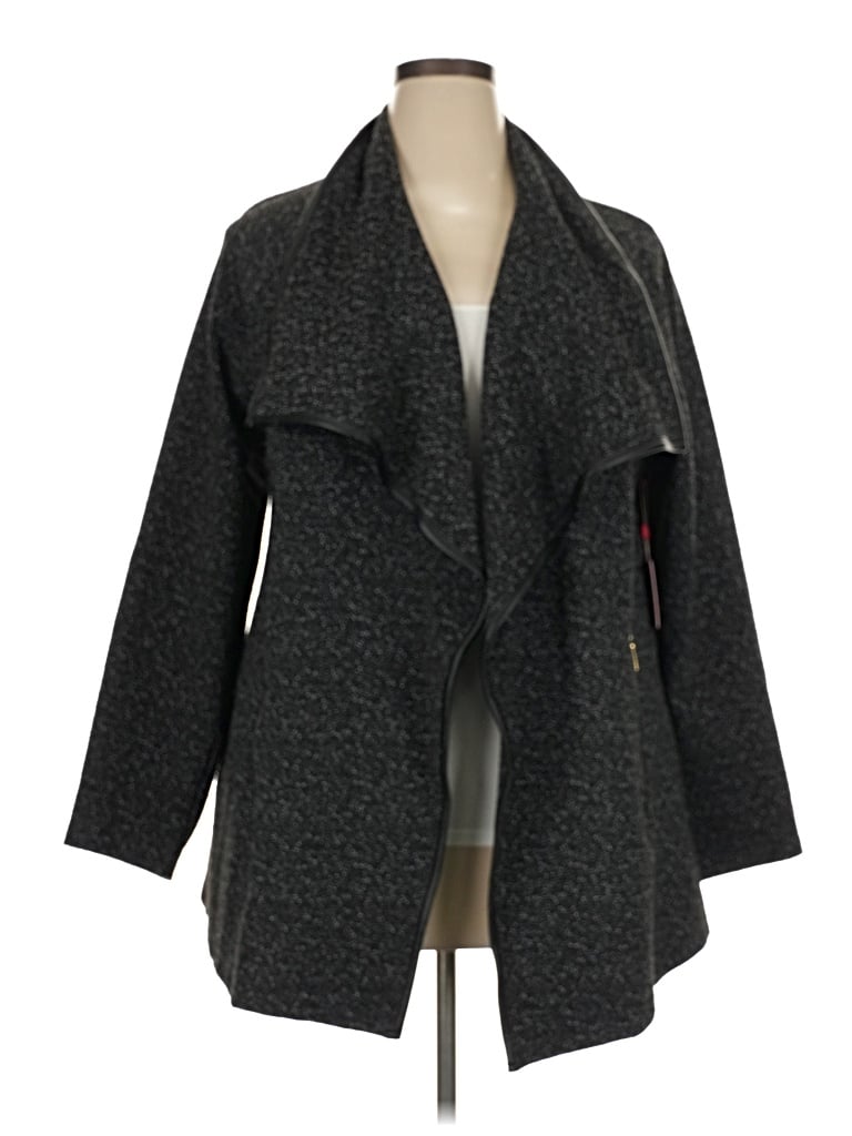 Pre-owned Rafaella Cardigan Sweater In Gray