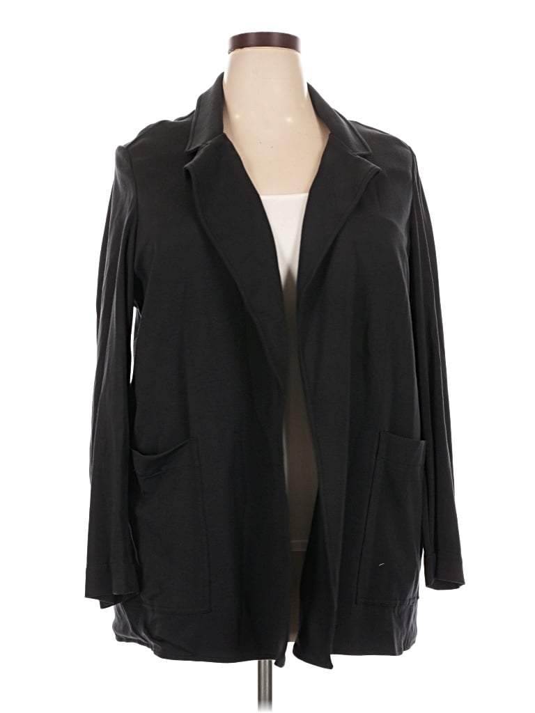 Pre-owned Athleta Coat In Black
