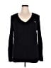 Chaps 100% Cotton Black Pullover Sweater Size 1X - photo 1