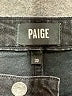 Paige Chevron-herringbone Black Jeans Size 30 waist - photo 7
