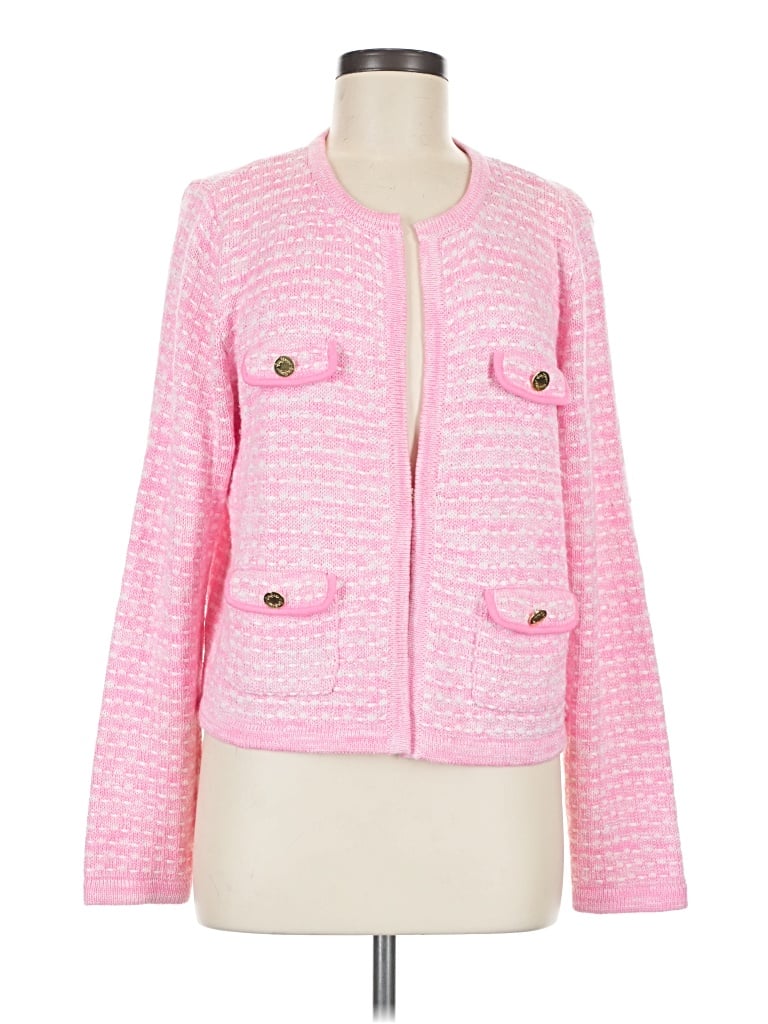 Pre-owned Lilly Pulitzer Cardigan Sweater In Pink