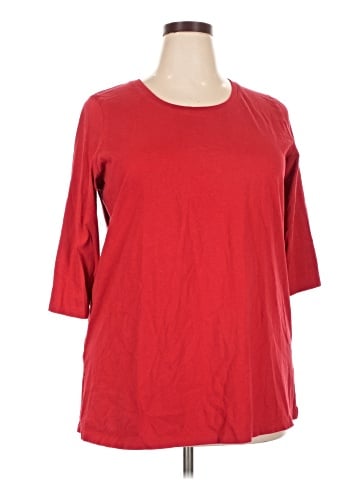 Woman Within 3/4 Sleeve T-Shirt (view 1)