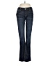 Paige Chevron-herringbone Blue Jeans Size 27 waist - photo 1