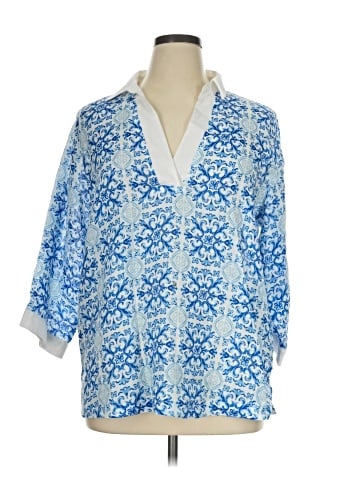 Isaac Mizrahi 3/4 Sleeve Blouse (view 1)