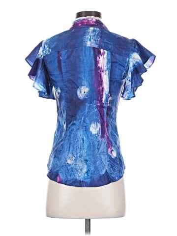 ADAM by Adam Lippes Short Sleeve Silk Top (view 2)